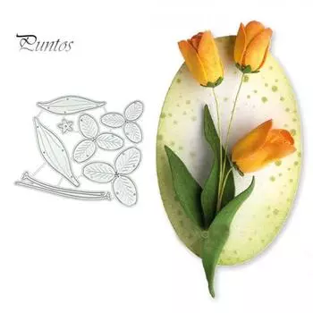 Цветок металлический трафарет DIY Скрапбукинг бумажные карты искусство фото трафарет плесень серебряный