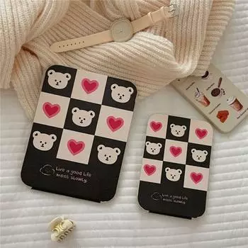 Цветок Настольное Зеркало Подставка Компактное Косметическое Зеркало Карманное Зеркало Для Макияжа Спальня L-style 4