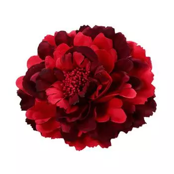 Цветок Пион Заколки Для Волос Свадебная Подружка Невесты Выпускной Фестиваль Шпилька Брошь One Size серый