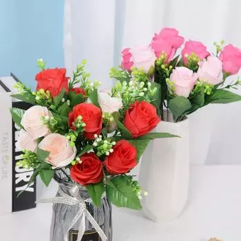 Цветок розы Искусственная роза Признайтесь в любви розе Свадебная роза на День святого Валентина Подарок на День святого Валентина