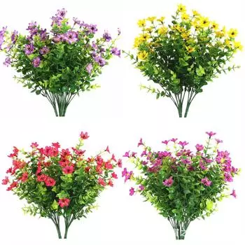 Цветок сливы свежий цветочный куст искусственное растение букет из искусственных цветов Сад Книжный магазин Свадьба Кафе Магазин Домашний декор розовый