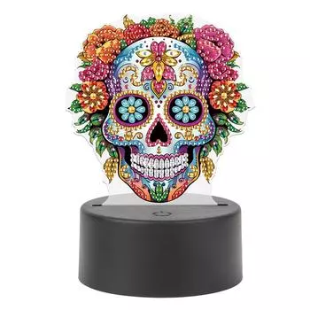 Цветок Животное Алмазная Живопись Ночной Светильник 5D DIY Алмазная Живопись Светодиодный Светильник AU DP003