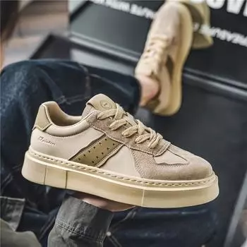 Цветовая гамма нишевых дизайнерских кроссовок мужская весенняя увеличивающая рост повседневная обувь студенческая универсальная нескользящая износостойкая спортивная обувь 39 оранжевый