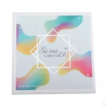 Цветовая карта, таблица цветов профессионального лака для ногтей 01