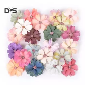 Цветущий букет 50 шт. многослойная имитация поддельных головок цветов DIY аксессуары домашний декор для вечеринки
