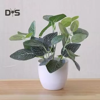 Цветущий букет, искусственная листва, растение в горшке, бонсай, свадебная вечеринка, торговый центр, декор для рабочего стола 4