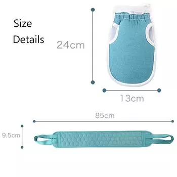 Цветы для ванны Очищающая перчатка для растирания спины Отшелушивающая губка Мочалки Сетка для растирания рук Грязь для спины Банное полотенце Аксессуары розовый