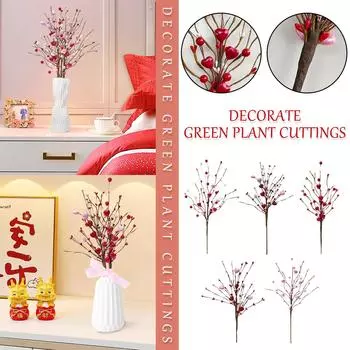 Цветы ко Дню святого Валентина Искусственные ягоды Украшения ко Дню святого Валентина Свадебный домашний декор One Size