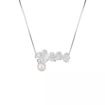 Цветы, Жемчуг, Ожерелья, Милые Богини, Свежий и Милый Характер, Подарить Цепочку на Ключицу Лучшей Подруге