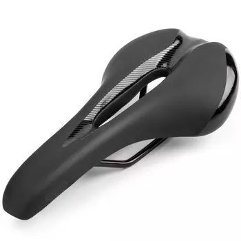 CXWXC Bicycle Memory Black Saddle, Painless, Foam, Soft, Thick, (FU-C19)