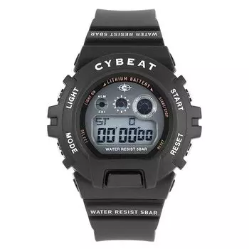 Cybeat CD2C0008 Черные часы [Солнечное пламя] CD2C0008-BK чёрный