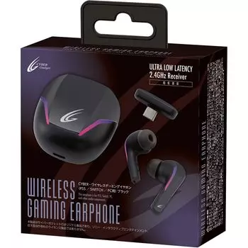 CYBER Беспроводные игровые наушники Черные (для PS5/SWITCH/ПК) чёрный