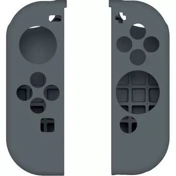 CYBER Silicone grip cover SWITCH Gray (for Joy-Con) [L/R]