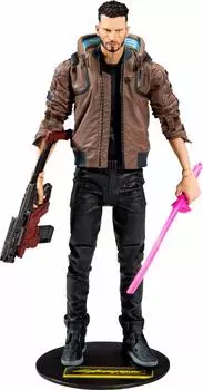 CYBERPUNK 2077 McFARLANE TOYS 7-дюймовая фигурка V CYBERPUNK 2077 McFARLANE TOYS 7-дюймовая фигурка V Spike Game PS4 Xbox one / [Предмет]
