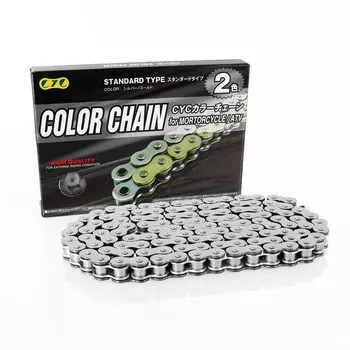 CYC Color Chain Seal Цепь Серебряная TW225 428-130L ( 02)