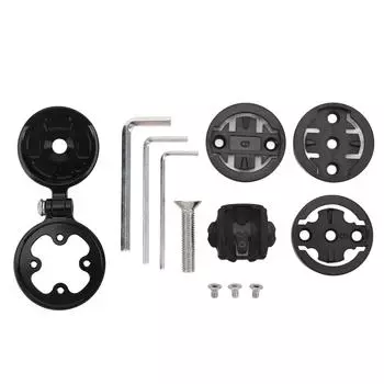 Cycle Computer Mount Aluminum Alloy Out Front Cycling Computer Mounting Kit with 4 Adapters for Edge