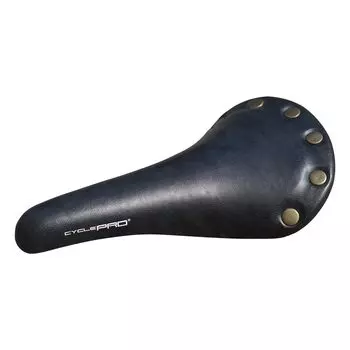CYCLE PRO Classic Design Saddle Black 320g [CP-SD1221] чёрный