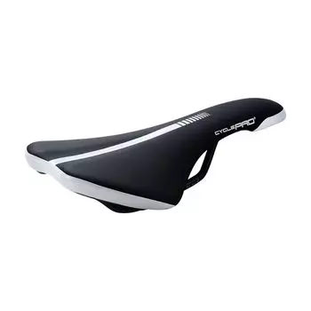 Спортивное седло CYCLE PRO 284 г [CP-SD1623] Черное/белое