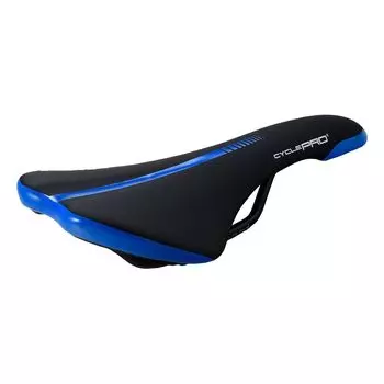 CYCLE PRO Sports Saddle 284g [CP-SD1623] Black/Blue
