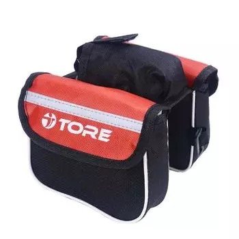 Cycling Bike Bicycle Frame Pannier Saddle Front Tube Bag Double Bags Sides
