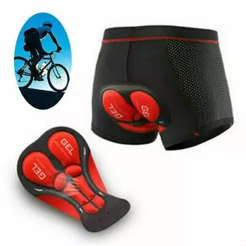 Cycling Bike Underwear 5D Gel Padded Biking Sponge Pants Shorts MTB Women Men Cycle Shorts M