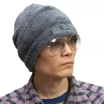 Cycling Fishing Outdoor Keep Warm Super Light Super Comfortable Vietnam Long Wool Fleece Winter Men s and Women s Neutral Hat Dark gray