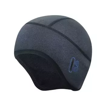 Cycling Hat Warm Ear Protection Headgear Outdoor Hiking Sports Skiing Fleece Windproof Hat Helmet Lining Hemp Gray All yards