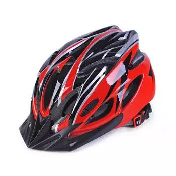 Cycling Helmets Integrated Men s and Women s Mountain Road Bike Helmets Cycling Equipment Safety Hats One size красный черный