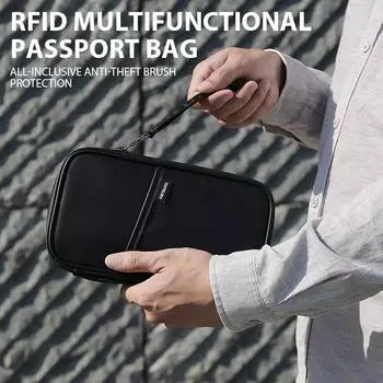 Cycling Mobile Phone Bag Lightweight Portable Multifunctional Handbag Change Coins Bank Card Storage Wallet Commuter Bag чёрный