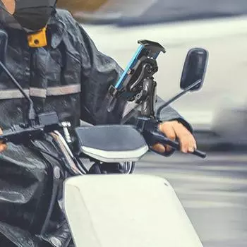 Cycling Phone Holder Motorcycle Cycling Phone Mount Holder Rotatable Road And Mountain Cycling Navigation Phone Bracket For ATV