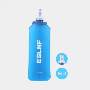 Cycling Sports Soft Water Bag Sports Mountaineering Portable Outdoor Water Bag Running Special Soft Water Bottle 3 Colors синий