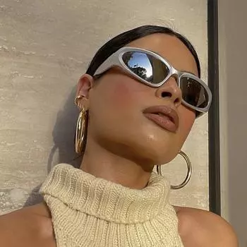 Cycling Sunglasses Men And Women Eye Care Steampunk Trend Personality Small Frame Sunglasses