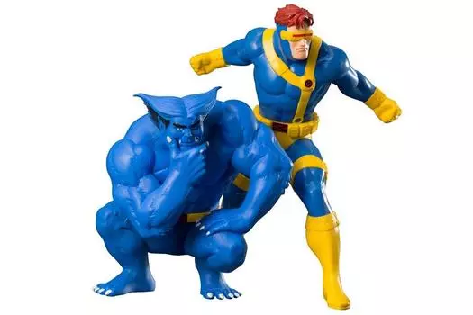 Cyclops Beast 2 pack PVC painted simple assembly figure ARTFX+ & 1/10