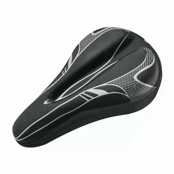 cycovercom Saddle Cover with Waterproof Cover for Sports Comfortable Mountain Road and Cross Bike Ultra-Thick Bikes, Cushioning, Bike, Bike, (Black)