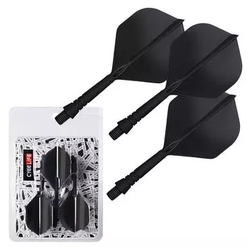 CyeeLife integrated dart shaft and dart standard dart accessories shape, black/red/blue/green/yellow (black) (black) чёрный
