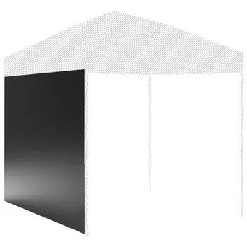 CYFIE Side Sheet Tarp Tent 3m x 3m Exclusive UV Protection Highly Water Resistant Sun Shade Easy to Assemble Side Sheet Only (Horizontal Curtain) чёрный