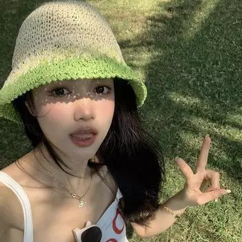 Цыганская соломенная шляпа женская летняя дорожная солнцезащитная пляжная шляпа-ведро соломенная дышащая шляпа для бассейна average size (55-59cm) лаванды фиолетового