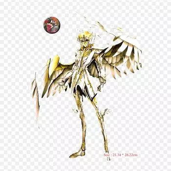 Cygnus Hyoga Cygnini Andromeda Shun железные нашивки для одежды, наклейки с аппликацией на одежду, термочувствительная нашивка на заказ