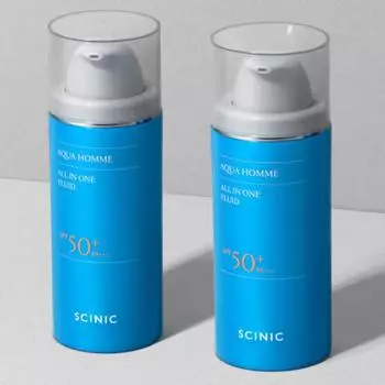 Cynic Aqua Homme All-in-One Fluid SPF50+ PA+++, 100 мл, 2 шт.