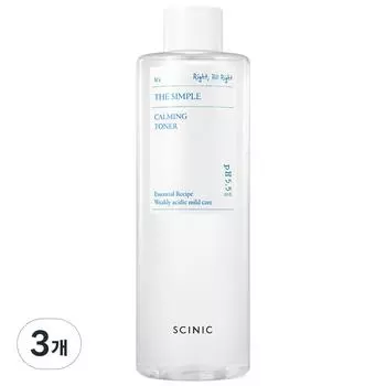 Cynic The Simple Calming Toner, 500ml, 3 packs