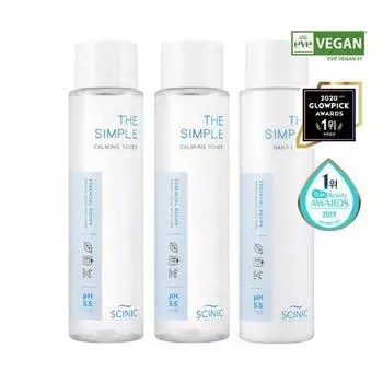 Cynic The Simple Skin Care 2 типа Special (Тонер 145млх2+Лосьон 145мл), Корейская косметика