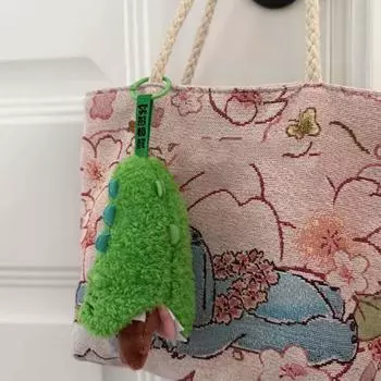 Цыпленок Кукла Медведь на шнурке Мягкий плюшевый брелок для ключей в виде животного Зеленый Друзья Сумка Подвеска Украшение коричневый