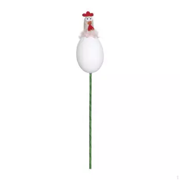 Цыпленок пасхальное яйцо выбрать декоративные креативные элегантные украшения милая цветочная композиция белый