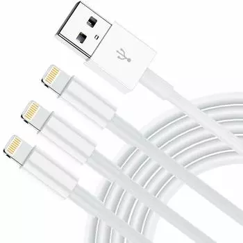 CyvenSmart iPhone Charging Cable Lightning Cable MFi iPhone Charger iPhone Rapid Fast Charging Data Transfer iPhone Charging USB Lightning Cable