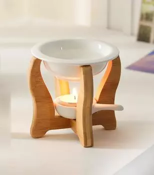 Cywinfow Aroma Pot Керамическая курильница для чая Подставка для благовоний Арома-подсвечник Арома-горелка Арома-диффузор (Голубое небо)