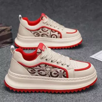 CYYTL Повседневная обувь Мужские кроссовки для активного отдыха Кожаная обувь на платформе Теннис Бег Спорт Пеший туризм Роскошные скейтборд Дизайнерские модные лоферы 39