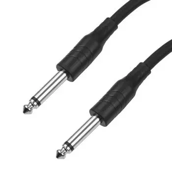 CZ.INSPIRE 6,35 мм штекер гитарный кабель 10 футов двойной прямой интерфейс моно штекер-папа профессиональный 300cm чёрный