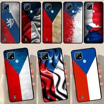 Czech Republic Flag For OnePlus 10 9 Pro 8T 9R 10R Nord2 Case For Realme 8 Pro 9 GT Neo 3 2 Master 8i 9i Cover OnePlus 9Pro