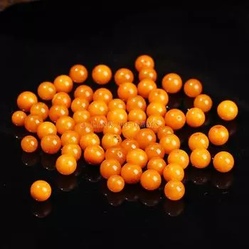 Цзинде Натуральный Желтый Янтарь Круглые Бусины для DIY Браслета Ювелирные Аксессуары Approx. 6mm