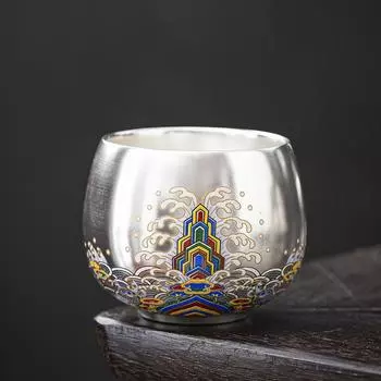 Цзянхай Уя ******Мастерский Кубок Lver Высококачественная Бытовая Керамическая Персональная Одинарная Чашка К Чашке Чайная Чашка Набор для Чая Кунг-Фу Подарочная Коробка